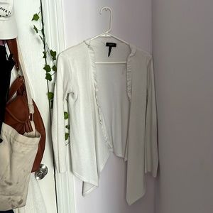 DKNY White Cardigan